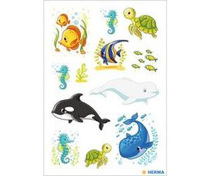 Stickers DECOR 'La famille baleine et ses amis'