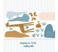 Stickers Decor Xxl Isidore Multicolore TU