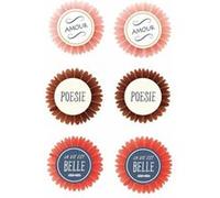 Stickers effet 3D theme poesie Multicolore G