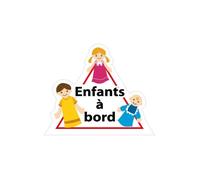 STICKERS ENFANT A BORD I0748 20 x 16.5 cm Permanent 20 x 16,5 cm