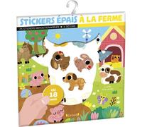 Stickers épais - À la ferme - Lucile Ahrweiller - Grund - broché - Document jeunesse