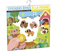 Stickers épais - À la ferme - Lucile Ahrweiller - Grund - broché - Document jeunesse