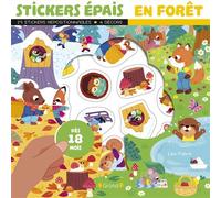 Stickers épais - En Forêt pochette - Léa Fabre - Grund - broché - Livre-jeu