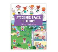 Stickers épais et décors - Les émotions - - Solenne et Thomas - Deux Coqs D'or - Livre-jeu