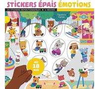 Stickers épais - Émotions - Teodora Oprea - Grund - Livre-jeu