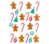 Stickers Époxy Pain D'épices De 0,9 À 2,8 Cm 24 Pièces