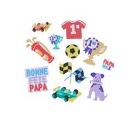 Stickers Fête Des Pères Caoutchouc Mousse 24 Pièces