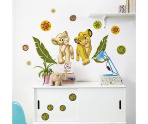 Stickers géant Simba & Nala Le Roi Lion Disney