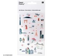 Stickers Gel Rico Design - Tokyo - 35 Pcs