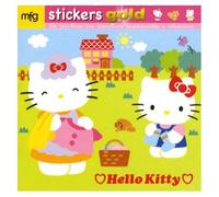 Stickers Gold Hello Kitty