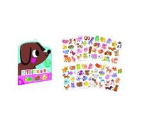 Stickers - JANOD - 100 autocollants animaux de compagnie - 6 planches sans bordures - 20 x 17 cm - Dès 18 mois
