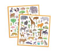Stickers Kenya, 160 Stickers , Animaux D'afrique Multicolore TU