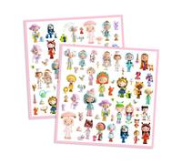 Stickers Le Petit Monde Des Tinyly Multicolore TU