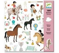 Stickers Les chevaux Djeco Multicolore G