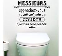 Stickers mural - STC - Messieurs Approchez-Vous - 50 x 70 cm - Vinyle - Salle de bain