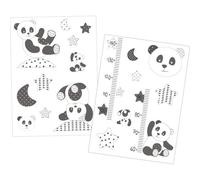 Stickers Muraux 70x50cm En Adhésif Gris