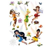 Stickers muraux - AG Design - Disney Fées - 30x30cm - Papier écologique - Installation facile