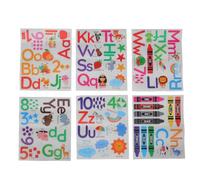 Stickers Muraux Alphabet pour Garçon et Filles, Vinyle Éducatif