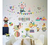 Stickers Muraux Animaux De Cirque Chambre De Bébé Chambre Décorée Stickers Muraux De Vinyle Stickers Muraux Personnalité Art Decal