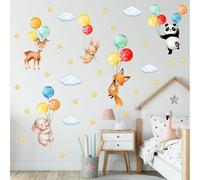 Stickers Muraux - Animaux - PVC Auto-adhésif - Décoration Bébé - Couleurs Variées