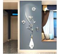 Stickers muraux,ANNEFLY stickers muraux stéréoscopiques vase 60x120cm, stickers muraux décoratifs chambre salon (style 1)