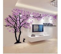 Stickers Muraux Arbre de Couple 3D - Arts Décoration de la Maison pour Chambre, Salle, Garderie, TV