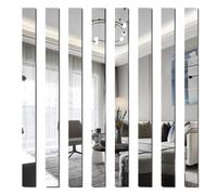 Stickers muraux autocollants - Miroir mural amovible incassable pour | Miroir mural pour porte, salon, garage, appartement, location | Dortoir, maison, placard, miroir autocollant mural amovible