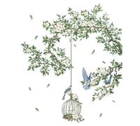 Stickers Muraux Autocollants muraux de fleurs de plantes, autocollants auto-adhésifs for la maison, salon, chambre à coucher, décor artistique de Foyer