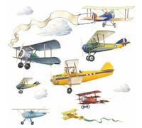 Stickers muraux avions enfant