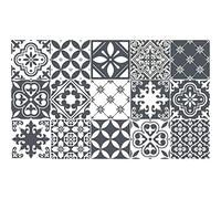Stickers muraux Cuisine - Sticker Mural - Carreaux de Ciment adhésif Mural - Stickers Muraux azulejos - Sticker Carrelage adhesif Mural Salle de Bain 10 x 10 cm - 15 pièces Carreau de Ciment adhesif