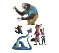 Stickers muraux de Komar - Disney Zoomania - 5 pièces