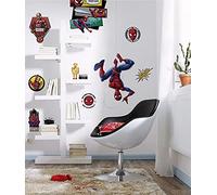 Stickers muraux de Komar - Marvel Spider-Man Web Head - pièces