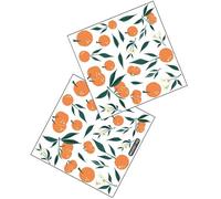 Stickers Muraux Décoratifs Fruits 2 Feuilles Pvc pour Miroirs et Carreaux