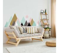 Sticker mural – Décoration de chambre à coucher/salon – Immense sticker mural représentant les montagnes scandinaves, Ardenna – 110 x 165 cm