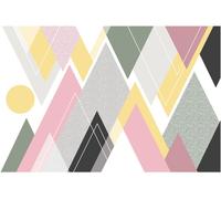 Stickers muraux – Décoration de chambre à coucher/salon – Immense motif de montagnes scandinaves VOGIA – 100 x 150 cm