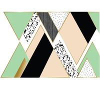 Stickers muraux – Décoration de chambre à coucher/salon – Immense sticker mural « Montagnes scandinaves » de IMATONG – 100 x 150 cm