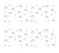 Stickers muraux étoiles arc-en-ciel colorées, paillettes dorées brillantes, pour une touche de luxe dans la décoration de la chambre de peti