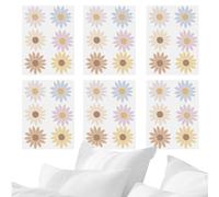 Stickers Muraux Marguerite Stickers Floraux Amovibles Multifonctionnels