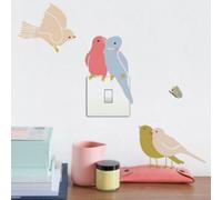 Stickers muraux oiseaux repositionnables Just a Touch