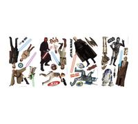 Stickers Muraux - RoomMates - Star Wars - 28 Stickers - Repositionnables - Garçon 3 ans et plus