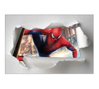 Stickers muraux - Spiderman - Réf 7630 - 30x20 cm - Papier déchiré - Décoratif enfant