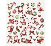 Stickers Noël Creativ Company - Père Noël et sucres d'orge - 31 pcs G