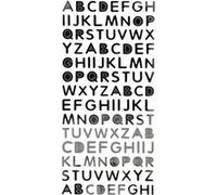 Alphabet Pvc Majuscule Autocollant - 1 Cm - 116 Pièces