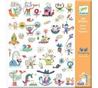Stickers papier - 160 stickers gazette