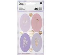 Stickers Papier Rico Design - Fleurs séchées - 36 pcs Multicolore G