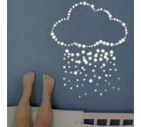 Stickers Pastilles Phosphorescentes (20 X 16 Cm) Jaune TU