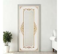 Stickers Porte 3D Autocollant Porte Porte Relief Blanche 86x200cm