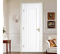 Stickers Porte 80X200Cm Blanc Autocollants De Décoration Pour Porte 2Pcs Chambre Sticker Porte,Porte Autocollant En Pvc Auto-Adhésifs,Décoration Murale, Polyvinyle