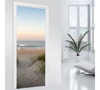 Stickers pour porte - Lumaléa - Mer - Adhésif MAT - Largeur 93 x Hauteur 205 cm