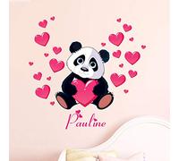 Stickers Prénom Personnalisé | Sticker Autocollant Nom Personnalisable - Décoration Murale Chambre Enfant | 2 Planches de 25 x 20 cm et 40 x 30 cm - Multicouleur